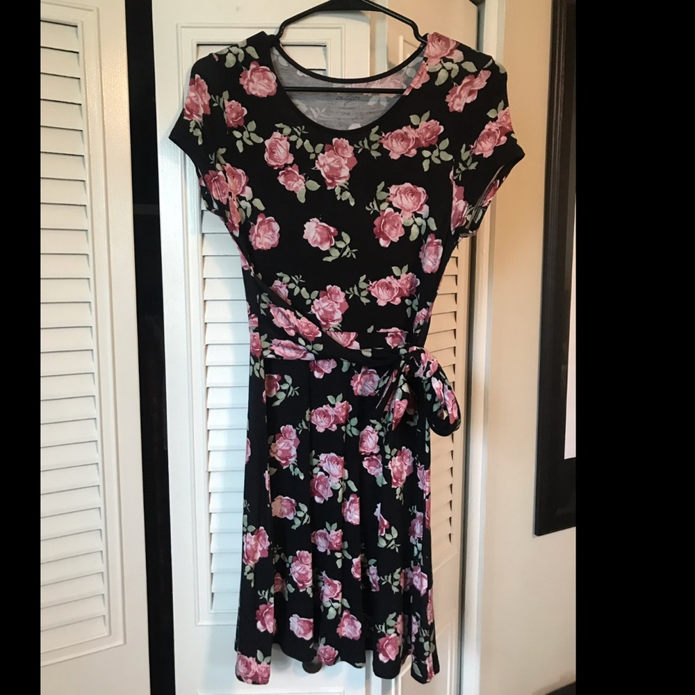 Faux Wrap Dress